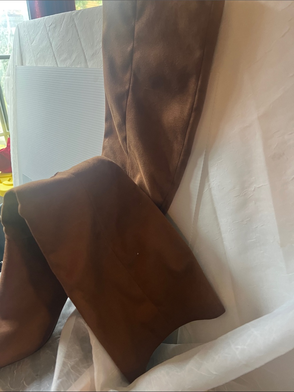 Nine West Tall Brown Over-the-Knee Boots - Picture 2 of 5